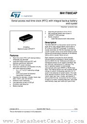M41T00CAP datasheet pdf ST Microelectronics