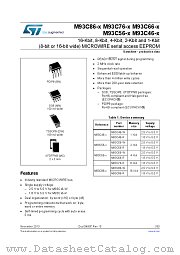 M93C66-RMC6TG datasheet pdf ST Microelectronics