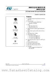M95512-DFCS6TP/K datasheet pdf ST Microelectronics