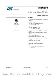 M95M02-DRCS6TP/K datasheet pdf ST Microelectronics