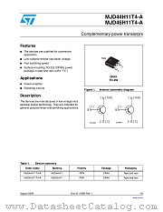 MJD44H11T4-A datasheet pdf ST Microelectronics