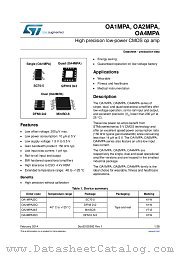 OA4MPA datasheet pdf ST Microelectronics