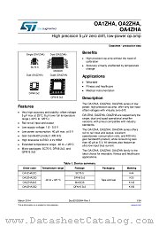 OA4ZHA33Q datasheet pdf ST Microelectronics