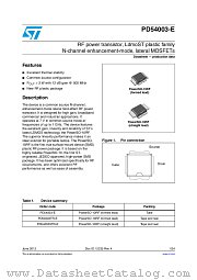 PD54003-E datasheet pdf ST Microelectronics