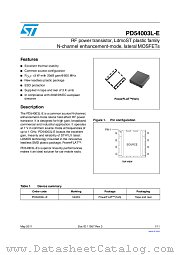 PD54003L-E datasheet pdf ST Microelectronics