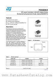 PD54008S-E datasheet pdf ST Microelectronics