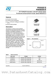 PD55025-E datasheet pdf ST Microelectronics