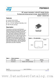 PD57002-E datasheet pdf ST Microelectronics