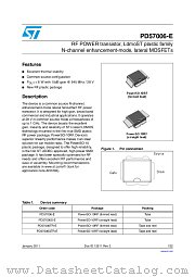 PD57006TR-E datasheet pdf ST Microelectronics