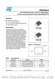 PD57030S-E datasheet pdf ST Microelectronics