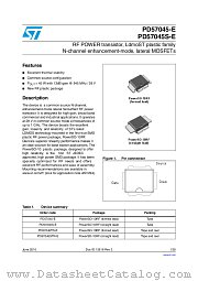 PD57045TR-E datasheet pdf ST Microelectronics