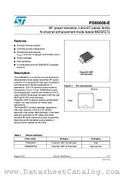 PD85006-E datasheet pdf ST Microelectronics