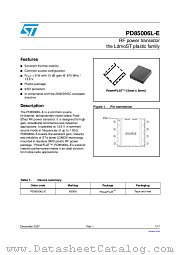 PD85006L-E datasheet pdf ST Microelectronics