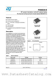 PD85035S-E datasheet pdf ST Microelectronics