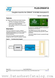 PLUG-CR95HF-B datasheet pdf ST Microelectronics