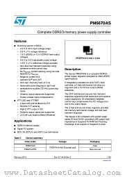 PM6670ASTR datasheet pdf ST Microelectronics