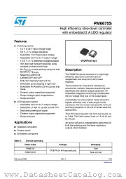 PM6675STR datasheet pdf ST Microelectronics