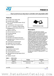 PM6681ATR datasheet pdf ST Microelectronics