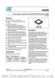 PM6690TR datasheet pdf ST Microelectronics