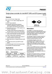 PM6691 datasheet pdf ST Microelectronics