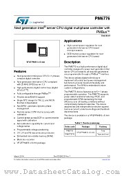 PM6776 datasheet pdf ST Microelectronics