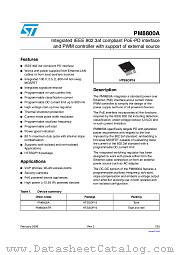 PM8800 datasheet pdf ST Microelectronics