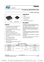 PM8834TR datasheet pdf ST Microelectronics