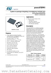 POWERSTEP01TR datasheet pdf ST Microelectronics