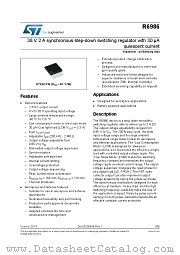 R6986TR datasheet pdf ST Microelectronics