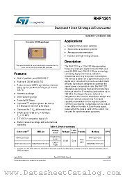 RHF1201 datasheet pdf ST Microelectronics