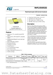 RHFLVDSR2D2 datasheet pdf ST Microelectronics