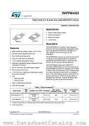 RHFPM4424LK1 datasheet pdf ST Microelectronics
