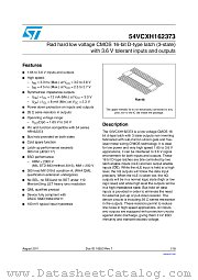 RHFXH162373K03V datasheet pdf ST Microelectronics