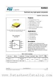 RHR801 datasheet pdf ST Microelectronics