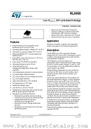 RL9958 datasheet pdf ST Microelectronics