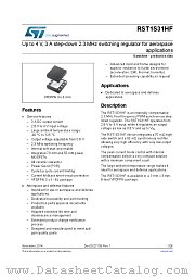 RST1S31HF datasheet pdf ST Microelectronics