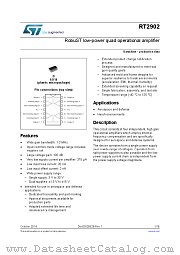 RT2902 datasheet pdf ST Microelectronics