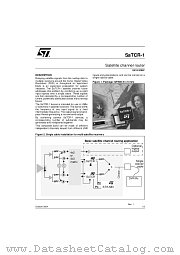 SATCR1-EVAL datasheet pdf ST Microelectronics