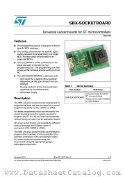 SBX-QP48BA datasheet pdf ST Microelectronics