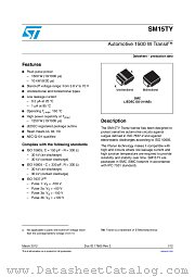 SM15T68AY datasheet pdf ST Microelectronics