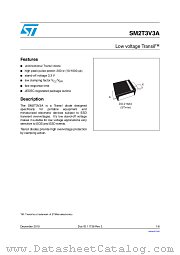 SM2T3V3A datasheet pdf ST Microelectronics