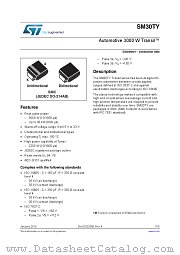 SM30T26AY datasheet pdf ST Microelectronics