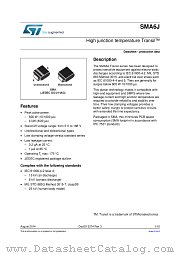 SMA6J13A-TR datasheet pdf ST Microelectronics