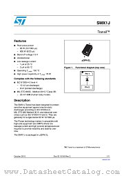 SMX1J7.5A-TR datasheet pdf ST Microelectronics