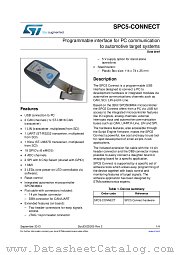 SPC5-CONNECT datasheet pdf ST Microelectronics