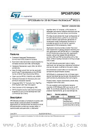 SPC5-STUDIO datasheet pdf ST Microelectronics