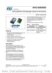 SPC5-UDEDEBG-TL datasheet pdf ST Microelectronics