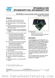 SPC560BADPT176S datasheet pdf ST Microelectronics