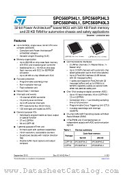 SPC560P40L1CEFAR datasheet pdf ST Microelectronics