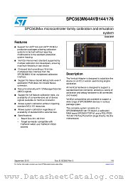 SPC563M64AVB176 datasheet pdf ST Microelectronics